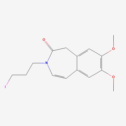 3-(3-iodopropyl)-7,8-dimethoxy-1H-3-benzazepin-2-one (CAS: 148870-57-9) - Related Chemical Product