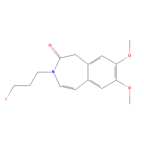 3-(3-iodopropyl)-7,8-dimethoxy-1H-3-benzazepin-2-one (CAS: 148870-57-9) - Related Chemical Product