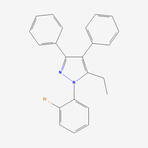 1-(2-bromophenyl)-5-ethyl-3,4-diphenylpyrazole (CAS: 300658-42-8) - Related Chemical Product