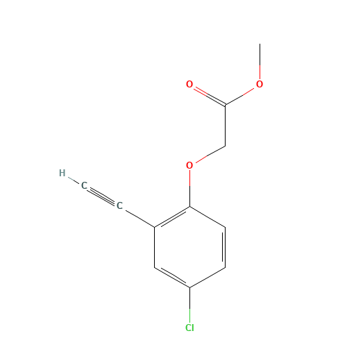 methyl 2-(4-chloro-2-ethynylphenoxy)acetate (CAS: 1240288-64-5) - Related Chemical Product