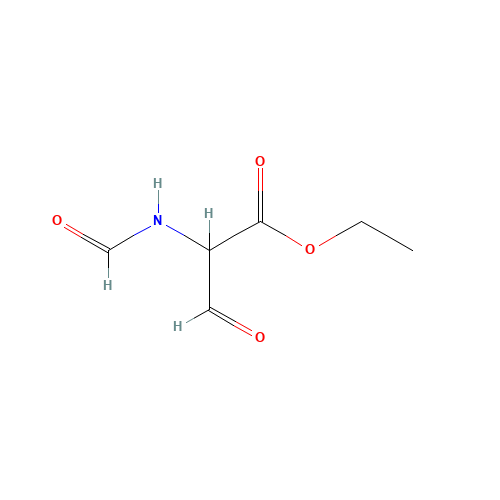 ethyl 2-formamido-3-oxopropanoate (CAS: 55273-33-1) - Chemical Structure and Molecular Formula 