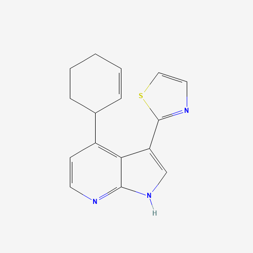 2-(4-cyclohex-2-en-1-yl-1H-pyrrolo[2,3-b]pyridin-3-yl)-1,3-thiazole (CAS: 1046791-46-1) - Related Chemical Product