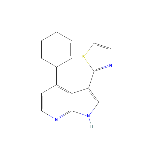 2-(4-cyclohex-2-en-1-yl-1H-pyrrolo[2,3-b]pyridin-3-yl)-1,3-thiazole (CAS: 1046791-46-1) - Related Chemical Product