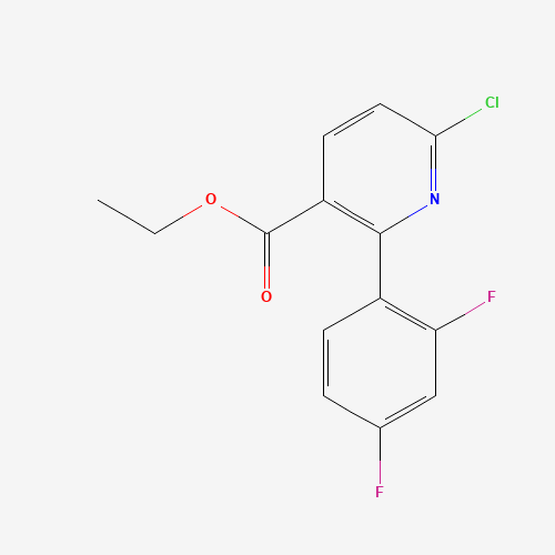 ethyl 6-chloro-2-(2,4-difluorophenyl)pyridine-3-carboxylate (CAS: 745833-19-6) - Related Chemical Product