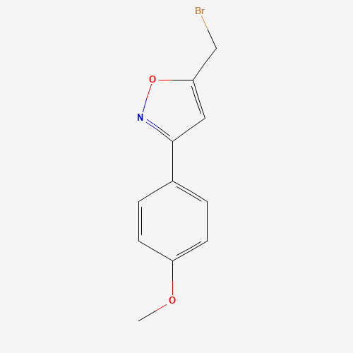 5-(bromomethyl)-3-(4-methoxyphenyl)-1,2-oxazole (CAS: 196877-76-6) - Related Chemical Product