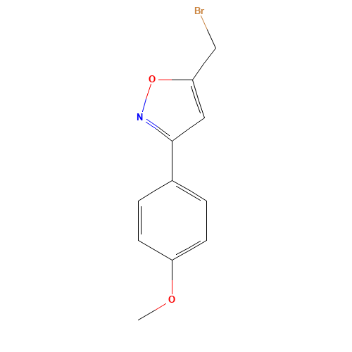 5-(bromomethyl)-3-(4-methoxyphenyl)-1,2-oxazole (CAS: 196877-76-6) - Related Chemical Product