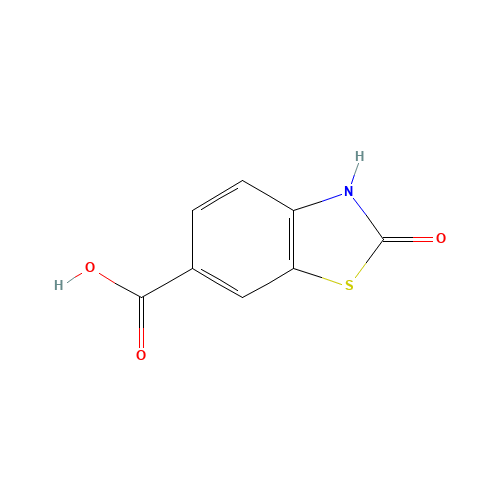 2-oxo-3H-1,3-benzothiazole-6-carboxylic acid (CAS: 99615-68-6) - Chemical Structure and Molecular Formula 