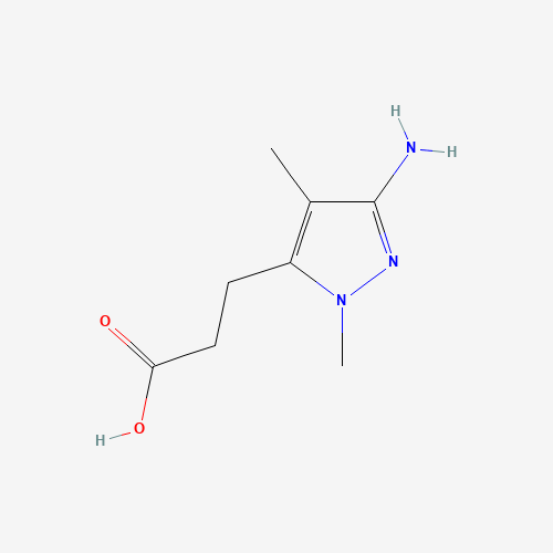 3-(5-amino-2,4-dimethylpyrazol-3-yl)propanoic acid (CAS: 1453213-27-8) - Related Chemical Product