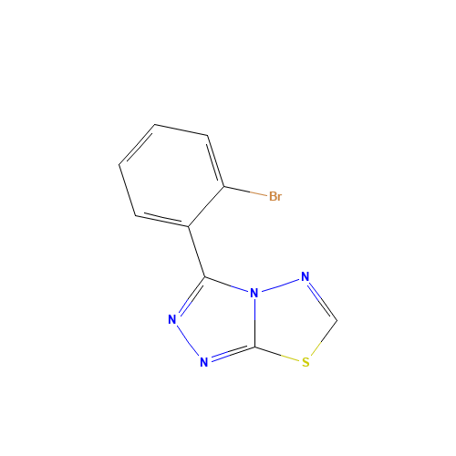 3-(2-bromophenyl)-[1,2,4]triazolo[3,4-b][1,3,4]thiadiazole (CAS: 825606-68-6) - Related Chemical Product