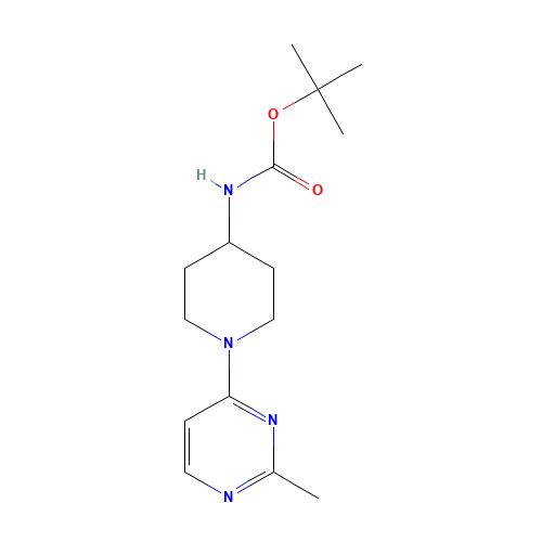 tert-butyl N-[1-(2-methylpyrimidin-4-yl)piperidin-4-yl]carbamate (CAS: 1329672-50-5) - Related Chemical Product