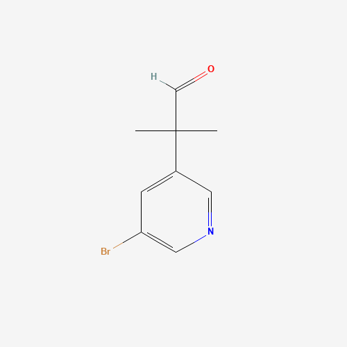 2-(5-bromopyridin-3-yl)-2-methylpropanal (CAS: 1404367-22-1) - Related Chemical Product