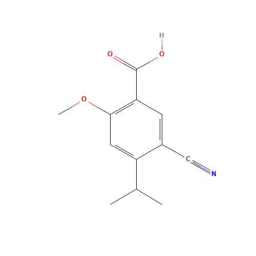 5-cyano-2-methoxy-4-propan-2-ylbenzoic acid (CAS: 213598-22-2) - Related Chemical Product