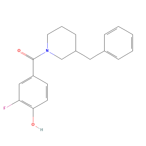 (3-benzylpiperidin-1-yl)-(3-fluoro-4-hydroxyphenyl)methanone (CAS: 960297-76-1) - Related Chemical Product