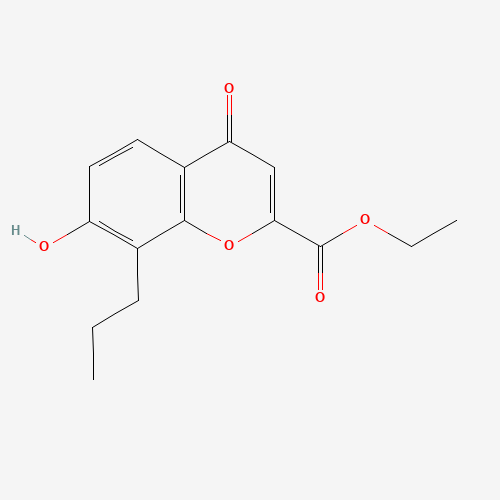 ethyl 7-hydroxy-4-oxo-8-propylchromene-2-carboxylate (CAS: 42368-92-3) - Related Chemical Product