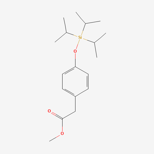 methyl 2-[4-tri(propan-2-yl)silyloxyphenyl]acetate (CAS: 243641-04-5) - Related Chemical Product