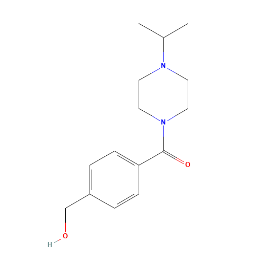 [4-(hydroxymethyl)phenyl]-(4-propan-2-ylpiperazin-1-yl)methanone (CAS: 1000404-72-7) - Related Chemical Product
