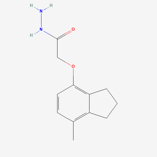 2-[(7-methyl-2,3-dihydro-1H-inden-4-yl)oxy]acetohydrazide (CAS: 298186-32-0) - Related Chemical Product