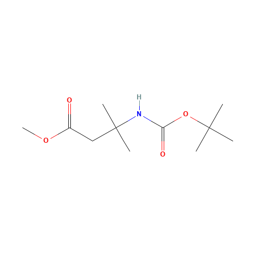 methyl 3-methyl-3-[(2-methylpropan-2-yl)oxycarbonylamino]butanoate (CAS: 145486-69-7) - Related Chemical Product