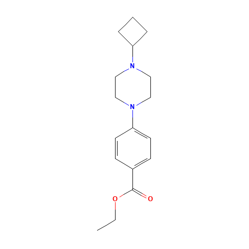 ethyl 4-(4-cyclobutylpiperazin-1-yl)benzoate (CAS: 1035271-09-0) - Related Chemical Product