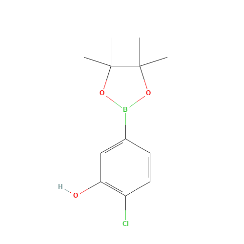 2-chloro-5-(4,4,5,5-tetramethyl-1,3,2-dioxaborolan-2-yl)phenol (CAS: 1443151-85-6) - Related Chemical Product