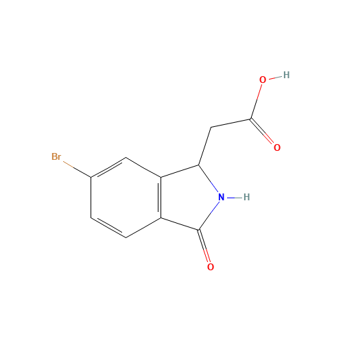 2-(6-bromo-3-oxo-1,2-dihydroisoindol-1-yl)acetic acid (CAS: 121199-17-5) - Related Chemical Product