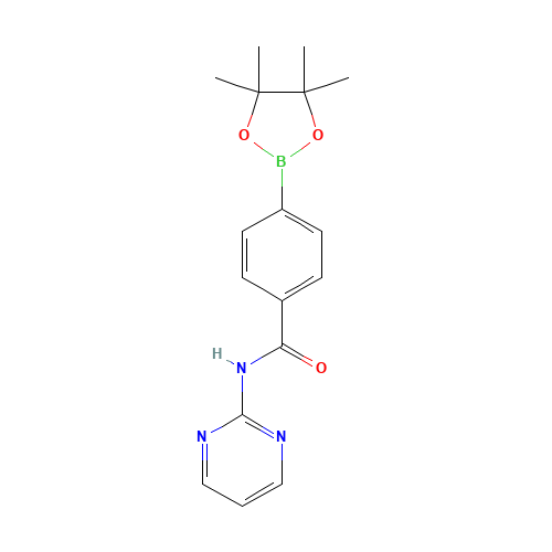 N-pyrimidin-2-yl-4-(4,4,5,5-tetramethyl-1,3,2-dioxaborolan-2-yl)benzamide (CAS: 1419221-34-3) - Related Chemical Product