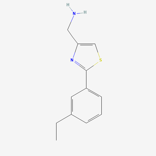 [2-(3-ethylphenyl)-1,3-thiazol-4-yl]methanamine (CAS: 885280-88-6) - Related Chemical Product