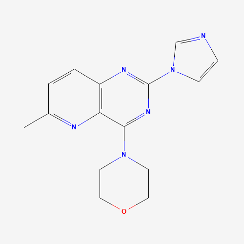 4-(2-imidazol-1-yl-6-methylpyrido[3,2-d]pyrimidin-4-yl)morpholine (CAS: 1220114-28-2) - Related Chemical Product