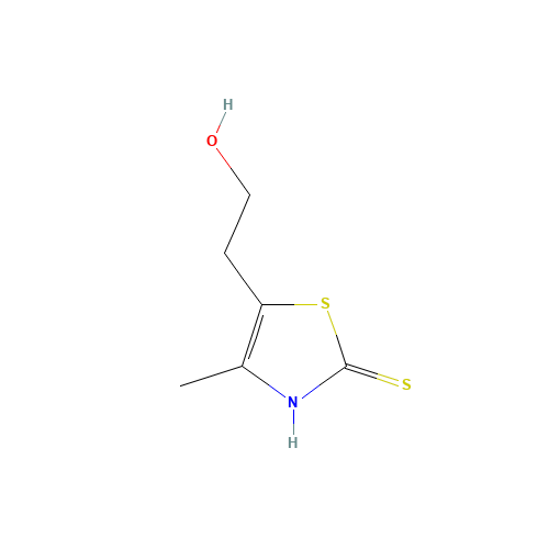 5-(2-hydroxyethyl)-4-methyl-3H-1,3-thiazole-2-thione (CAS: 1124-01-2) - Related Chemical Product