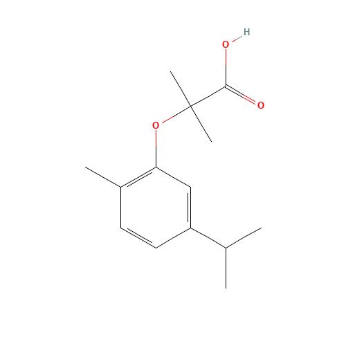 2-methyl-2-(2-methyl-5-propan-2-ylphenoxy)propanoic acid (CAS: 1293134-98-1) - Related Chemical Product