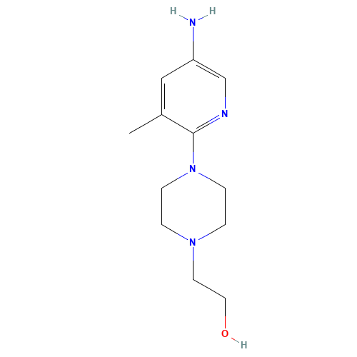 2-[4-(5-amino-3-methylpyridin-2-yl)piperazin-1-yl]ethanol (CAS: 1089653-87-1) - Related Chemical Product