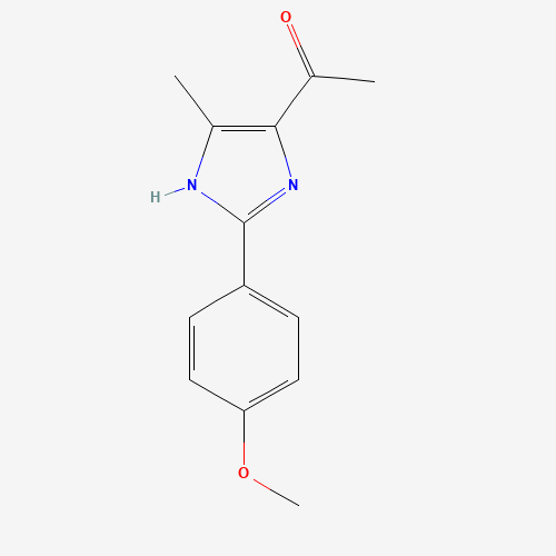 1-[2-(4-methoxyphenyl)-5-methyl-1H-imidazol-4-yl]ethanone (CAS: 77335-89-8) - Related Chemical Product