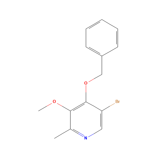 5-bromo-3-methoxy-2-methyl-4-phenylmethoxypyridine (CAS: 895134-14-2) - Related Chemical Product