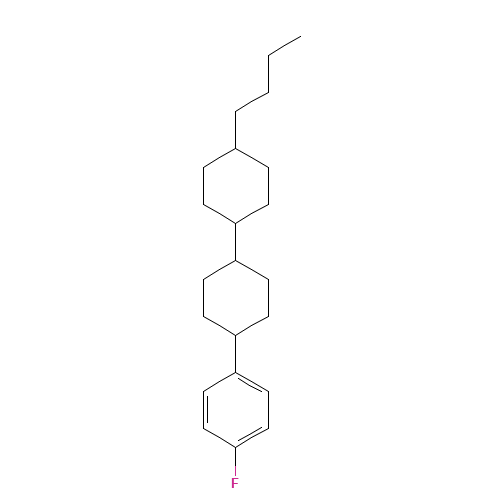 1-[4-(4-butylcyclohexyl)cyclohexyl]-4-fluorobenzene (CAS: 82832-28-8) - Related Chemical Product