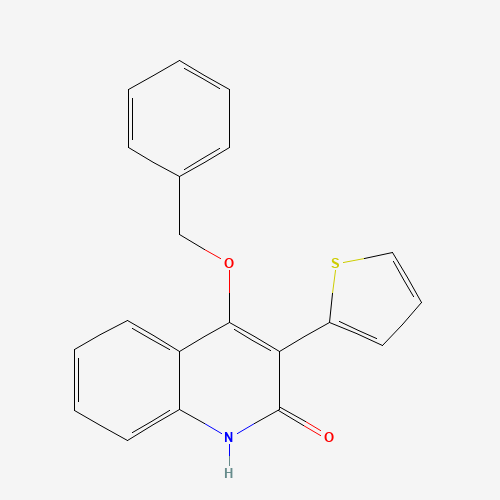 4-phenylmethoxy-3-thiophen-2-yl-1H-quinolin-2-one (CAS: 1263051-32-6) - Related Chemical Product