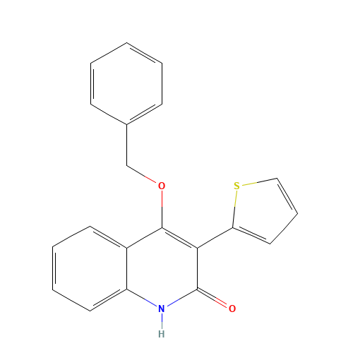 4-phenylmethoxy-3-thiophen-2-yl-1H-quinolin-2-one (CAS: 1263051-32-6) - Related Chemical Product