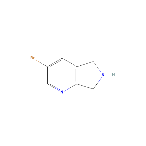 3-bromo-6,7-dihydro-5H-pyrrolo[3,4-b]pyridine (CAS: 905273-36-1) - Related Chemical Product