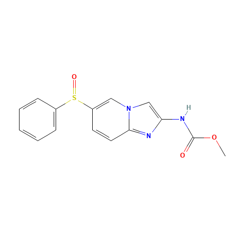 methyl N-[6-(benzenesulfinyl)imidazo[1,2-a]pyridin-2-yl]carbamate (CAS: 64064-54-6) - Related Chemical Product