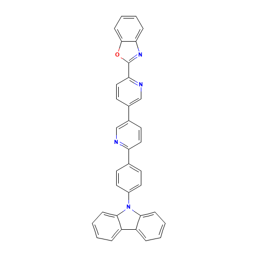 2-[5-[6-(4-carbazol-9-ylphenyl)pyridin-3-yl]pyridin-2-yl]-1,3-benzoxazole (CAS: 1365757-03-4) - Related Chemical Product