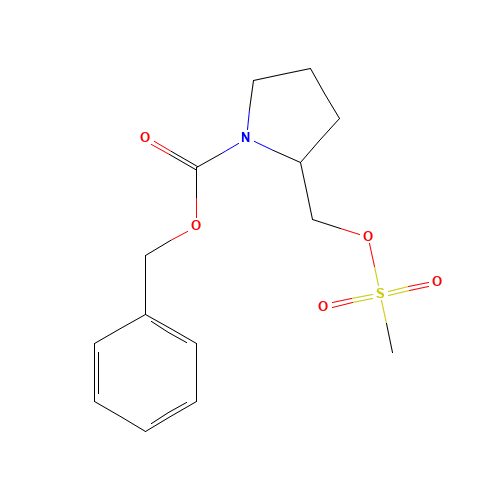benzyl 2-(methylsulfonyloxymethyl)pyrrolidine-1-carboxylate (CAS: 317830-92-5) - Related Chemical Product