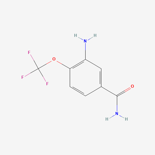 3-amino-4-(trifluoromethoxy)benzamide (CAS: 1261795-40-7) - Related Chemical Product