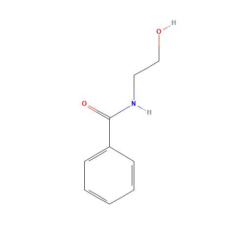 N-(2-hydroxyethyl)benzamide (CAS: 18838-10-3) - Chemical Structure and Molecular Formula 