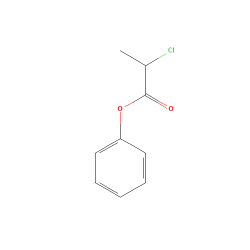 phenyl 2-chloropropanoate (CAS: 54225-09-1) - Chemical Structure and Molecular Formula 