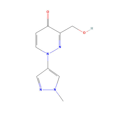 3-(hydroxymethyl)-1-(1-methylpyrazol-4-yl)pyridazin-4-one (CAS: 1314388-91-4) - Related Chemical Product