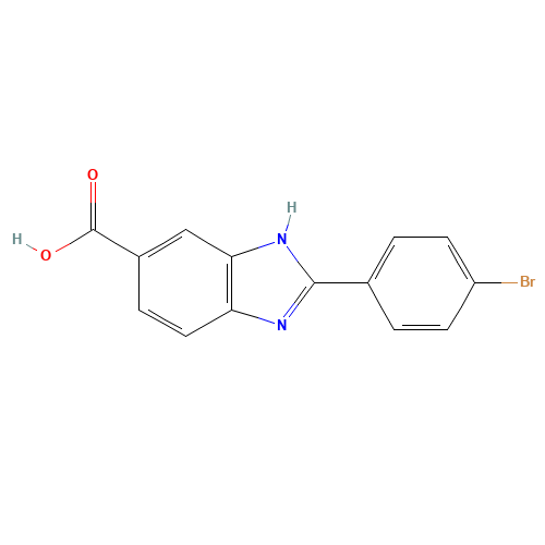 2-(4-bromophenyl)-3H-benzimidazole-5-carboxylic acid (CAS: 1018300-89-4) - Related Chemical Product