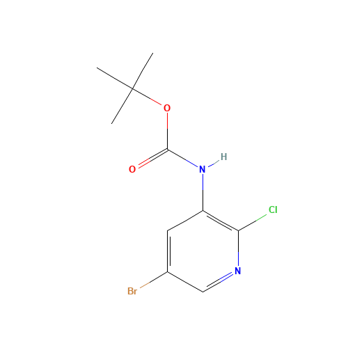 tert-butyl N-(5-bromo-2-chloropyridin-3-yl)carbamate (CAS: 193888-15-2) - Related Chemical Product