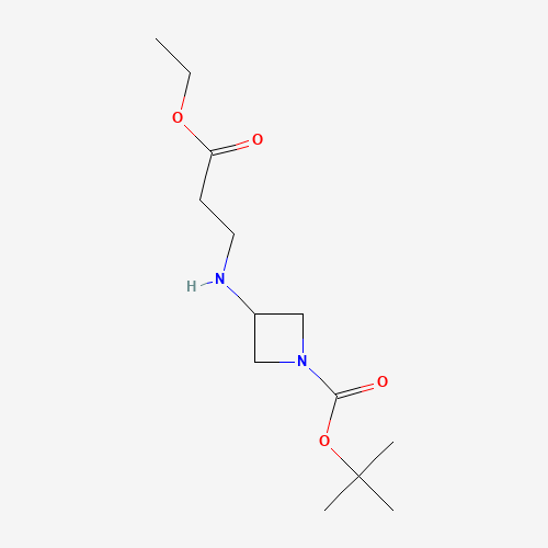 tert-butyl 3-[(3-ethoxy-3-oxopropyl)amino]azetidine-1-carboxylate (CAS: 1272897-62-7) - Related Chemical Product