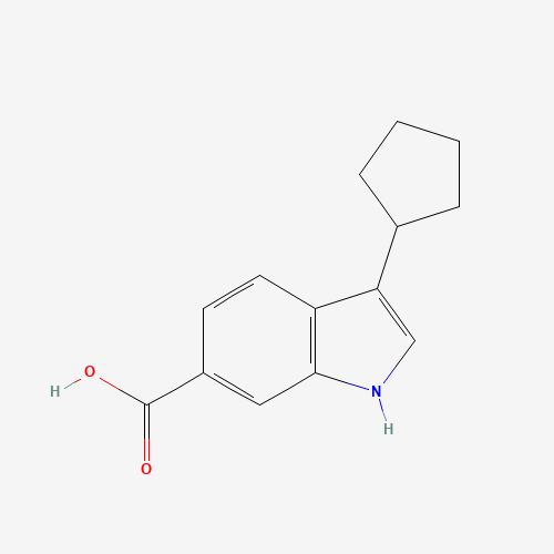 3-cyclopentyl-1H-indole-6-carboxylic acid (CAS: 494799-36-9) - Related Chemical Product