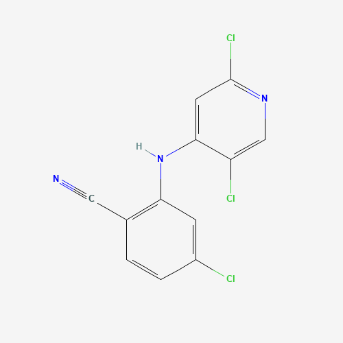 4-chloro-2-[(2,5-dichloropyridin-4-yl)amino]benzonitrile (CAS: 1224888-03-2) - Related Chemical Product