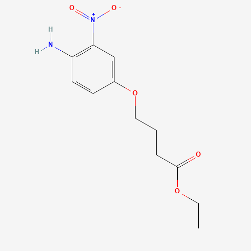 ethyl 4-(4-amino-3-nitrophenoxy)butanoate (CAS: 182630-65-5) - Related Chemical Product